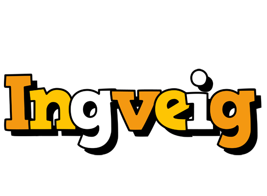 Ingveig cartoon logo