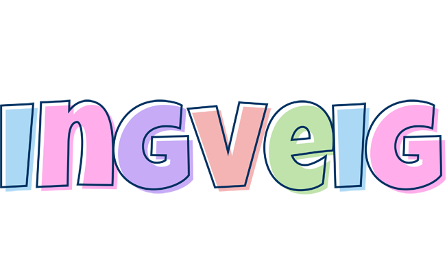 Ingveig pastel logo