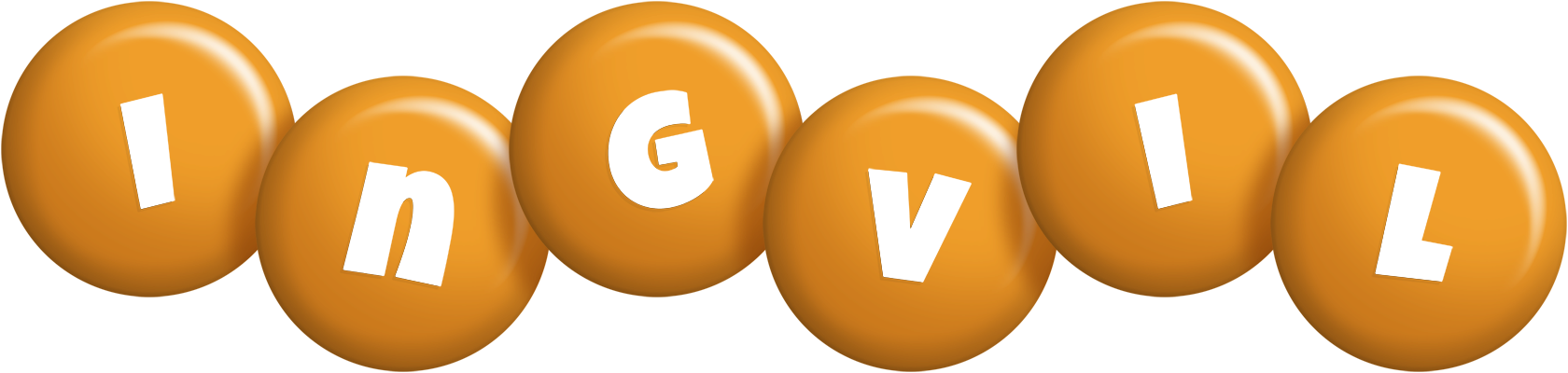 Ingvil candy-orange logo