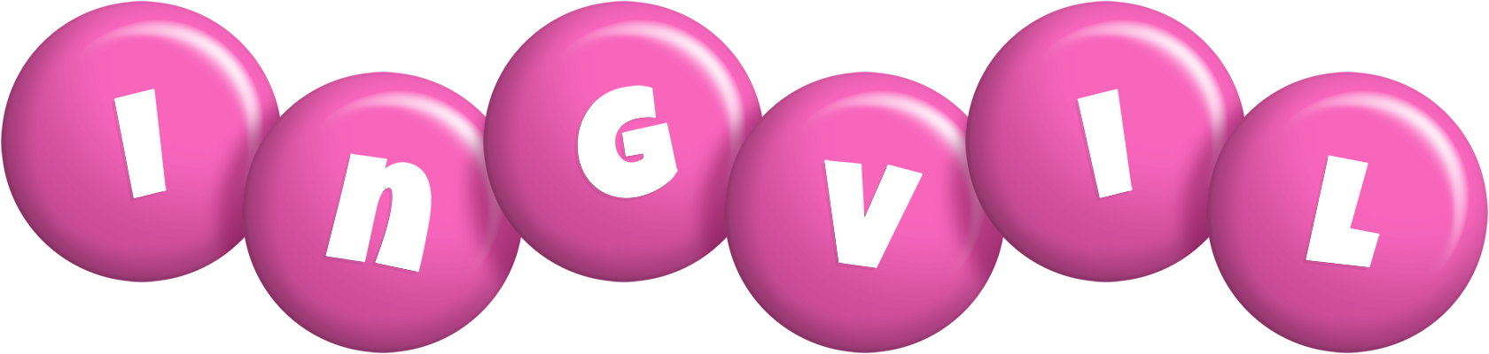 Ingvil candy-pink logo