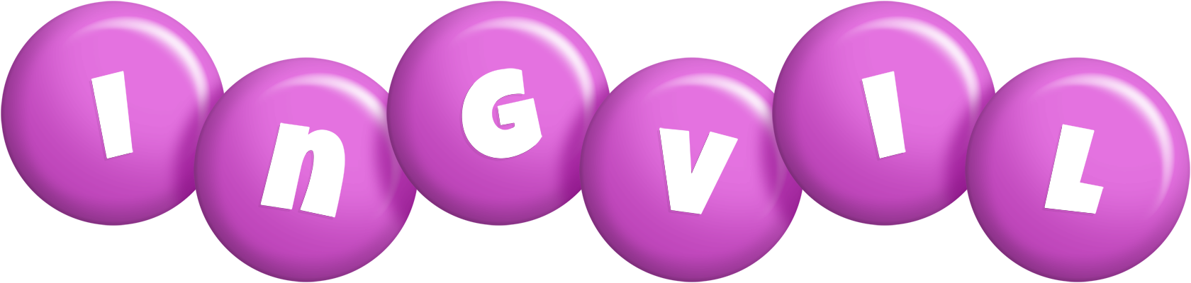 Ingvil candy-purple logo
