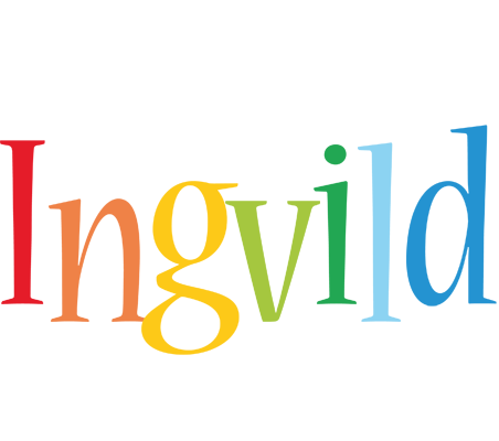 Ingvild birthday logo