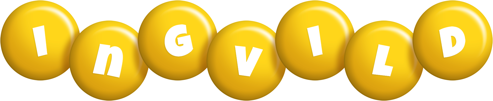Ingvild candy-yellow logo