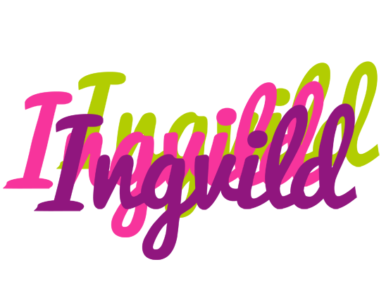 Ingvild flowers logo