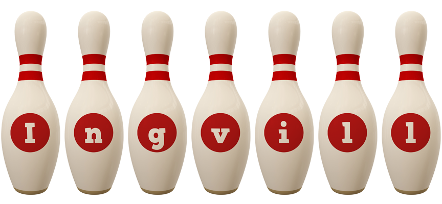 Ingvill bowling-pin logo