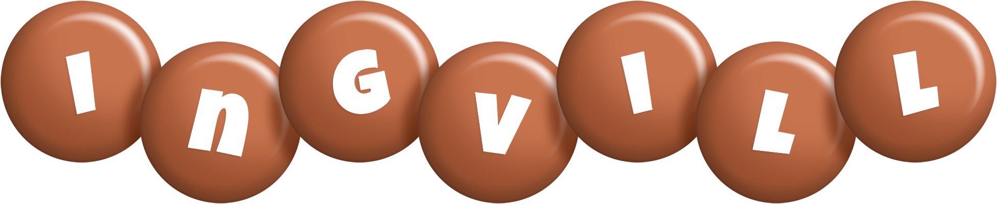 Ingvill candy-brown logo
