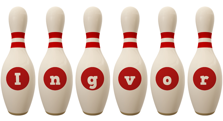 Ingvor bowling-pin logo