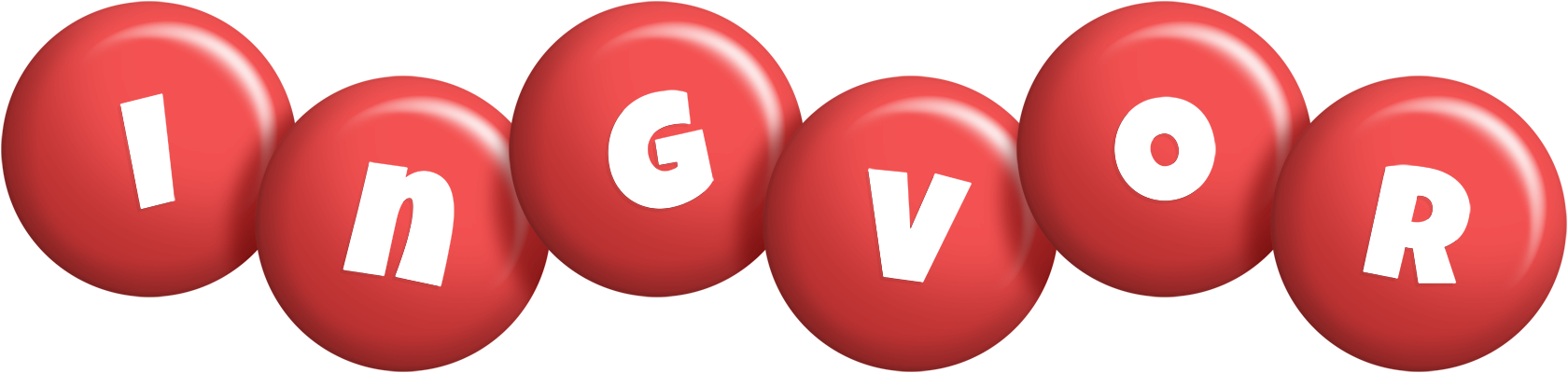 Ingvor candy-red logo