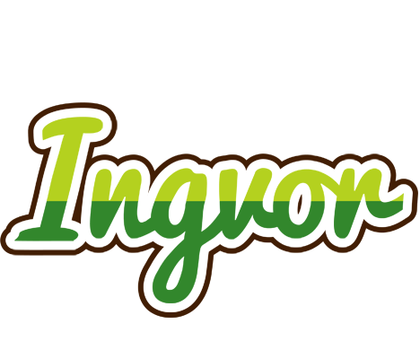 Ingvor golfing logo