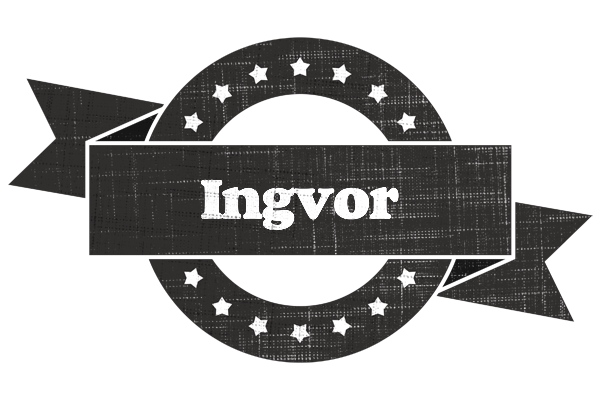 Ingvor grunge logo