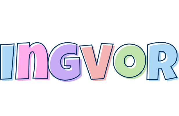 Ingvor pastel logo