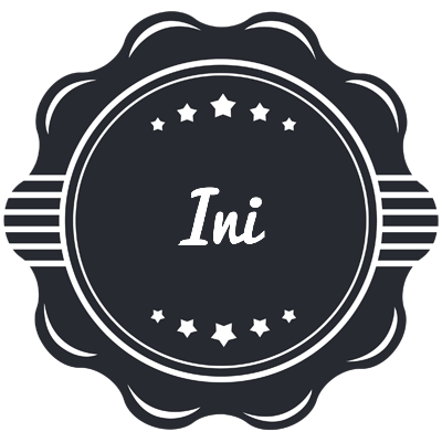 Ini badge logo