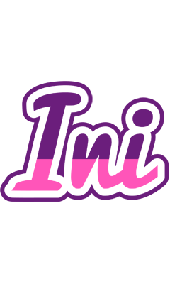 Ini cheerful logo