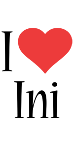 Ini i-love logo