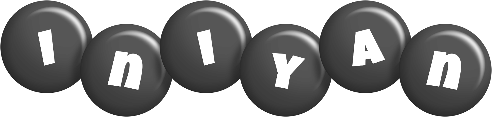 Iniyan candy-black logo
