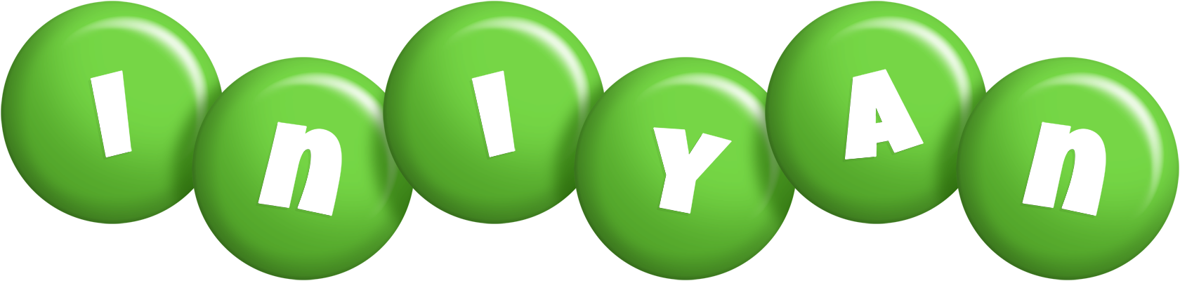 Iniyan candy-green logo