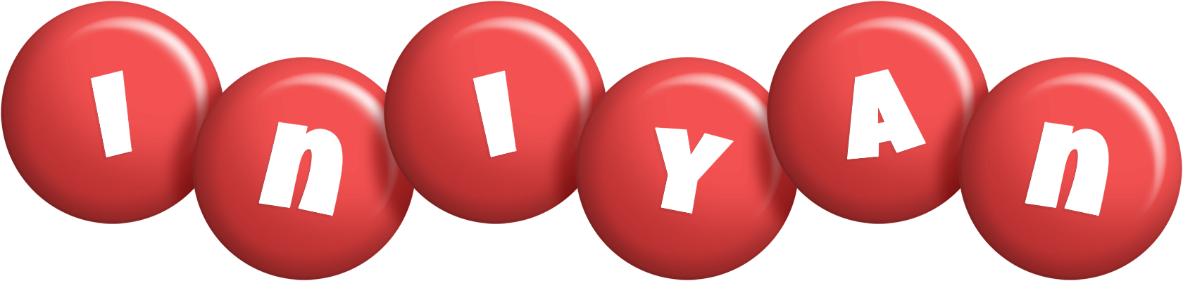 Iniyan candy-red logo
