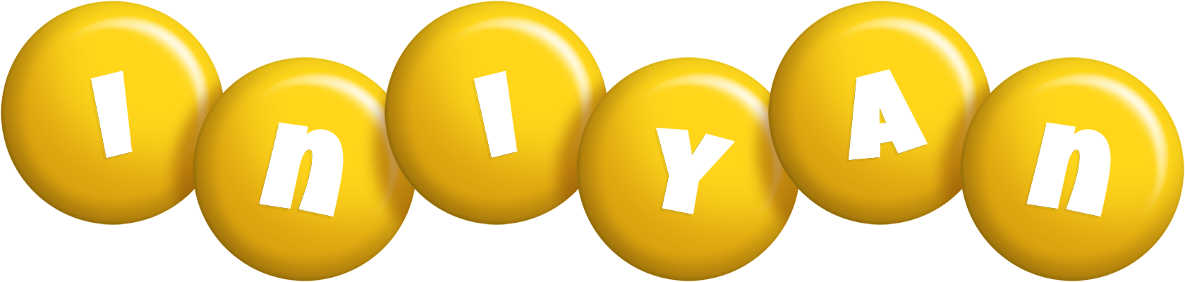 Iniyan candy-yellow logo