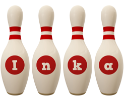Inka bowling-pin logo