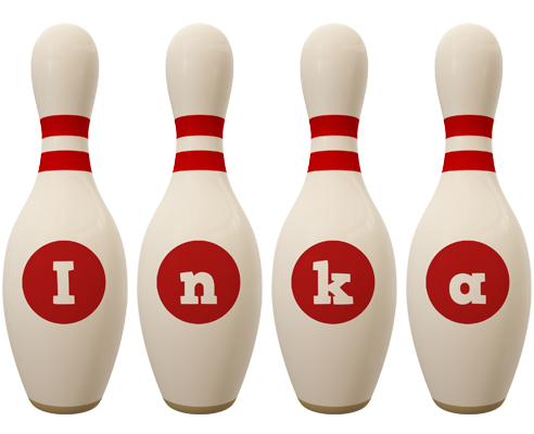 Inka bowling-pin logo
