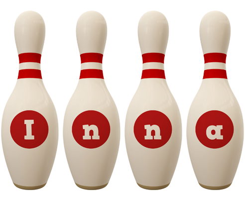 Inna bowling-pin logo