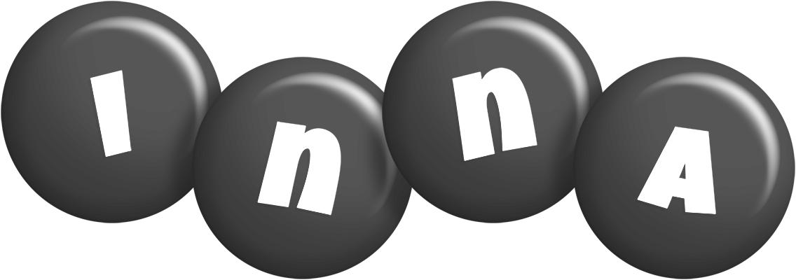 Inna candy-black logo