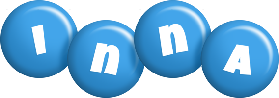 Inna candy-blue logo