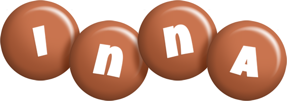 Inna candy-brown logo