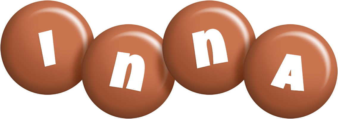 Inna candy-brown logo