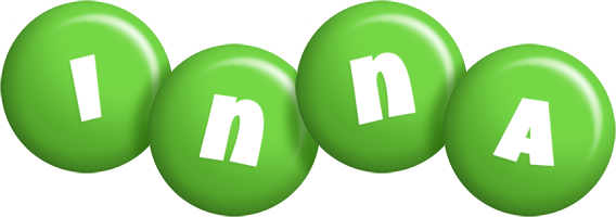 Inna candy-green logo