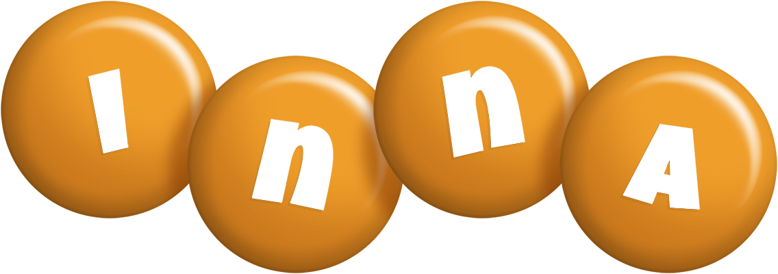 Inna candy-orange logo