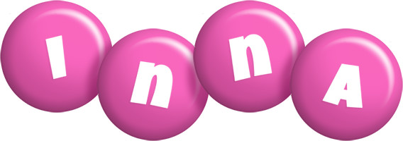 Inna candy-pink logo