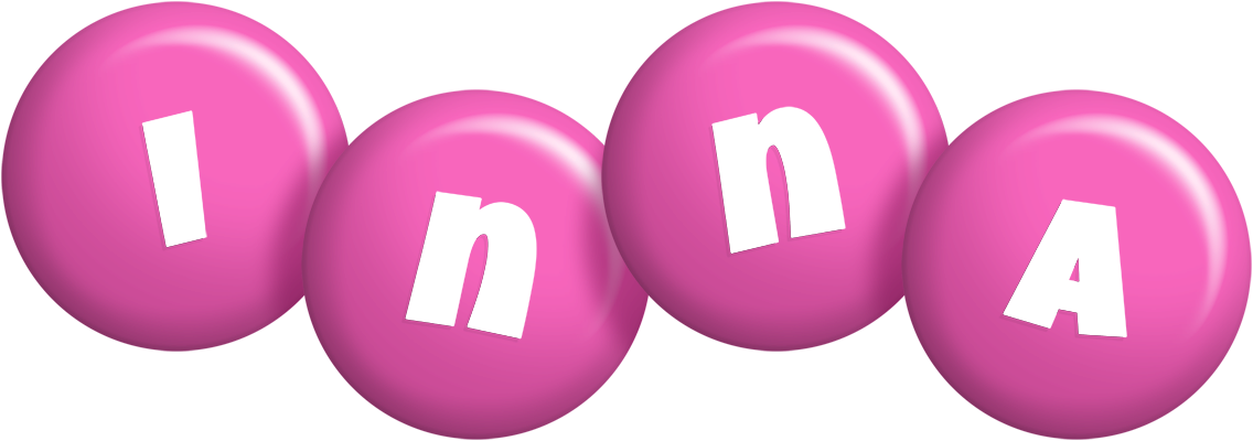 Inna candy-pink logo