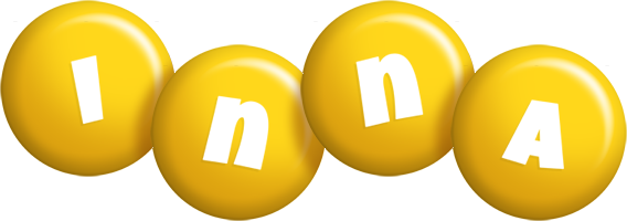 Inna candy-yellow logo