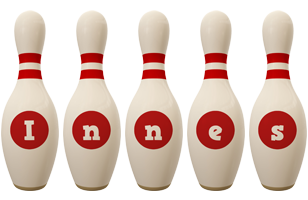 Innes bowling-pin logo