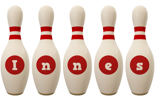 Innes bowling-pin logo