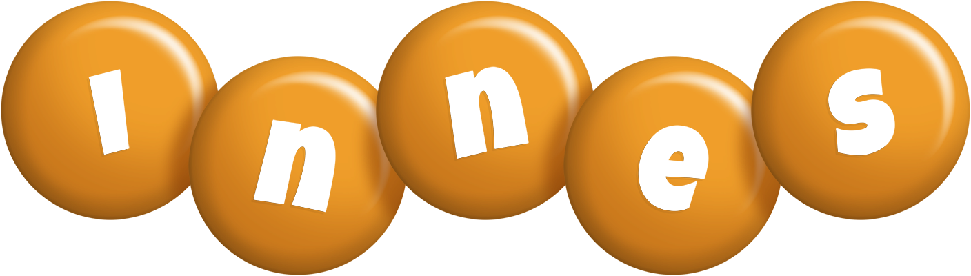 Innes candy-orange logo