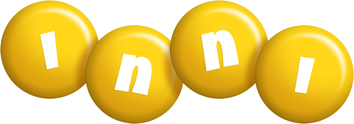 Inni candy-yellow logo