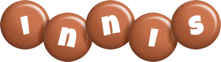 Innis candy-brown logo