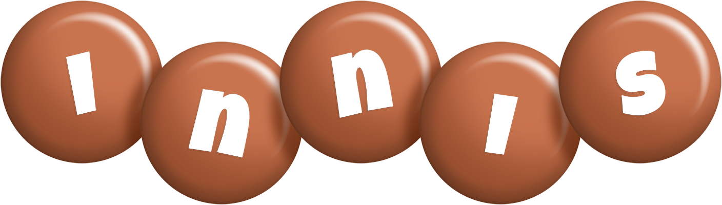 Innis candy-brown logo