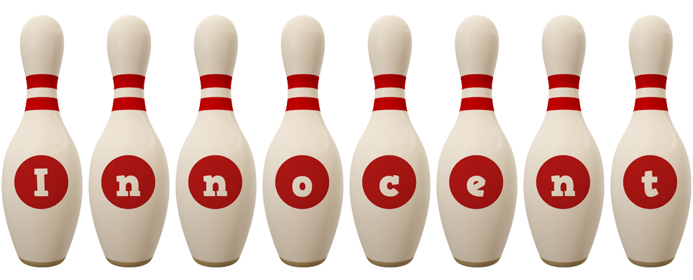 Innocent bowling-pin logo