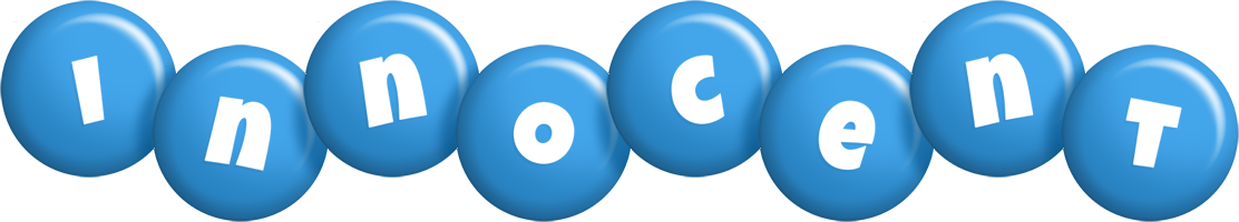 Innocent candy-blue logo