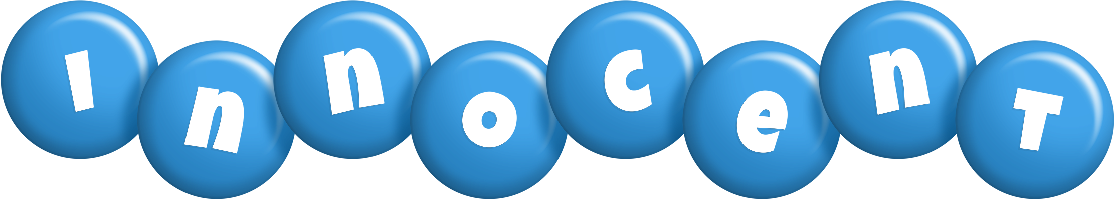 Innocent candy-blue logo
