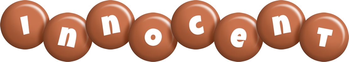 Innocent candy-brown logo