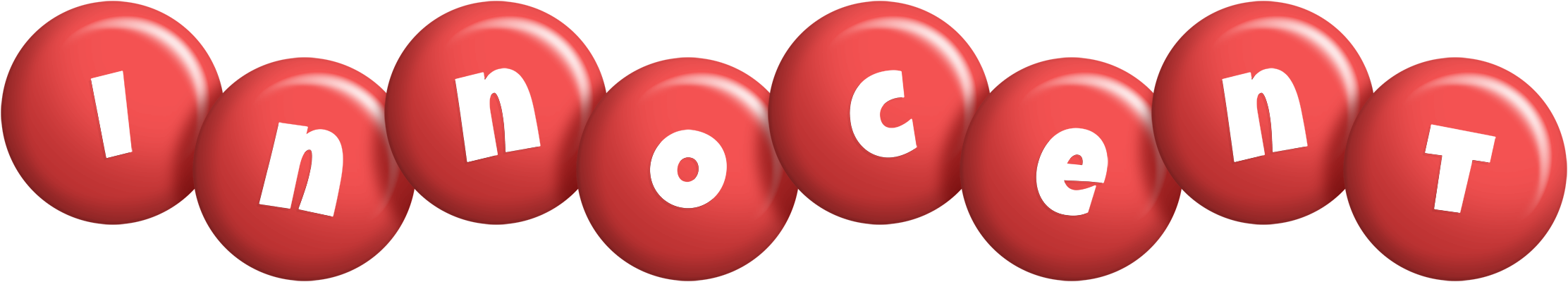 Innocent candy-red logo
