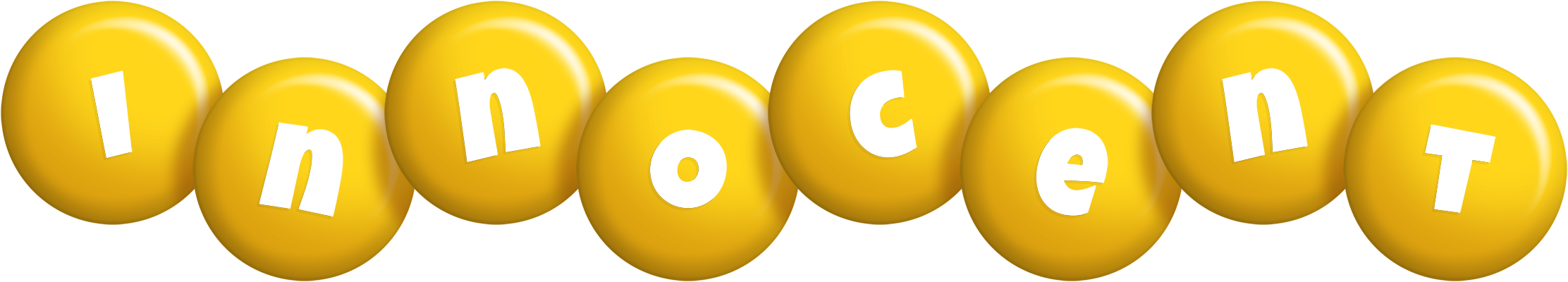 Innocent candy-yellow logo