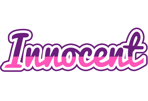 Innocent cheerful logo