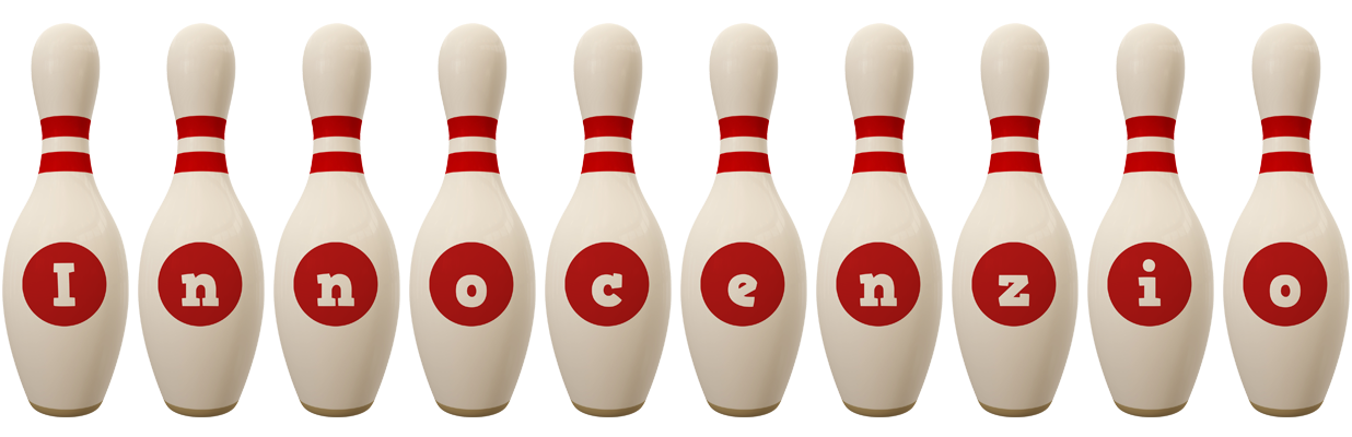 Innocenzio bowling-pin logo