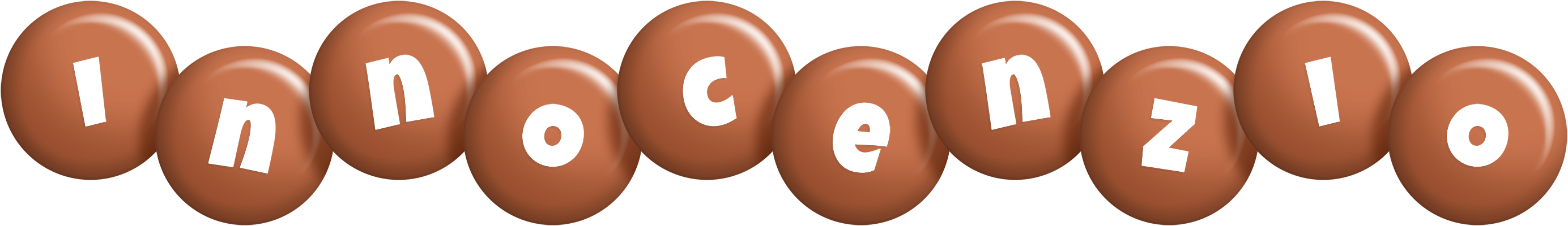 Innocenzio candy-brown logo