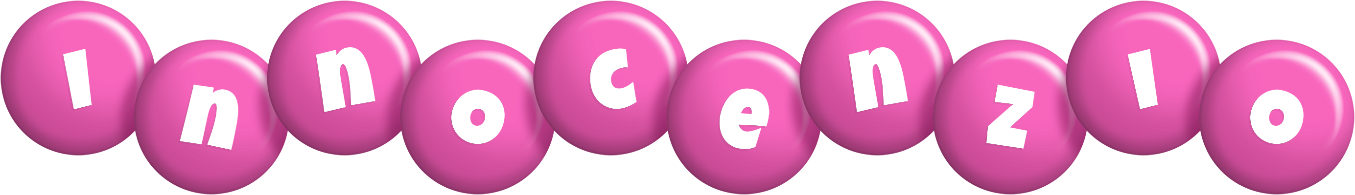 Innocenzio candy-pink logo
